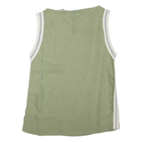 ZARA Womens Vest Green Sleeveless S