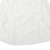 ZARA Womens Blouse White 3/4 Sleeve S