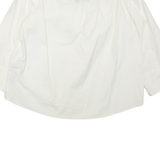 ZARA Womens Blouse White 3/4 Sleeve S