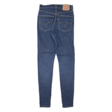 LEVI'S Mile High Womens Jeans Blue Slim Skinny Stone Wash W27 L30