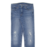 LEVI'S 511 Jeans Custom Mens Blue Slim Straight Stone Wash W30 L31