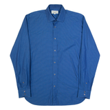 TED BAKER Mens Shirt Blue Check Long Sleeve M