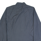 TED BAKER Mens Shirt Black Spotted Long Sleeve M