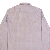 TED BAKER Mens Shirt Red Check Long Sleeve L