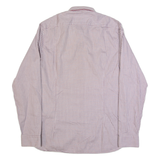 TED BAKER Mens Shirt Red Check Long Sleeve L