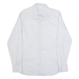 TED BAKER Mens Shirt White Spotted Long Sleeve M