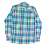 TOMMY HILFIGER Mens Shirt Blue Check Long Sleeve S