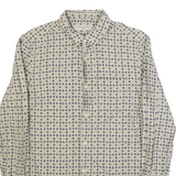 ALL SAINTS Mens Shirt Beige Spotted Long Sleeve S