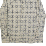 ALL SAINTS Mens Shirt Beige Spotted Long Sleeve S