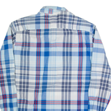 TOMMY HILFIGER Mens Shirt Blue Check Long Sleeve S
