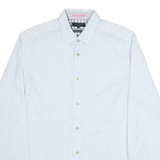 TED BAKER Mens Shirt Blue Floral Long Sleeve M