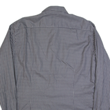 TED BAKER Mens Shirt Grey Houndstooth Long Sleeve L