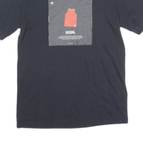 CHAMPION Basketball Mens T-Shirt Black Crew Neck S