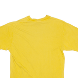 CHAMPION Mens T-Shirt Yellow Crew Neck M