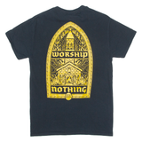 TRUE REBEL Matches Mens T-Shirt Black Crew Neck S