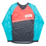 IXS Mens T-Shirt Black Long Sleeve Crew Neck M