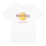 HARD ROCK CAFE Piccadilly Circus Mens T-Shirt White Crew Neck S