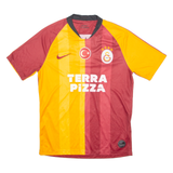 NIKE Galatasaray FC Mens Football Shirt Jersey Maroon Crew Neck M