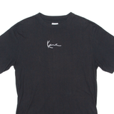 KARL KANI Mens T-Shirt Black Crew Neck L