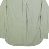TOMMY HILFIGER Mens Shirt Green Check Long Sleeve S
