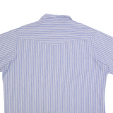 WRANGLER Mens Shirt Blue Striped 2XL