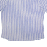 WRANGLER Mens Shirt Blue Striped 2XL