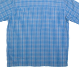 WOOLRICH Mens Shirt Blue Check Long Sleeve L