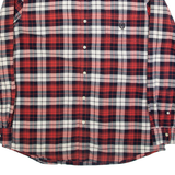 CHAPS Mens Shirt Red Check Long Sleeve L