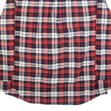 CHAPS Mens Shirt Red Check Long Sleeve L