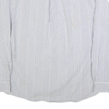 TOMMY HILFIGER Mens Shirt White Striped Long Sleeve XL