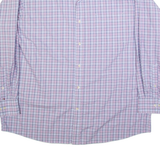 TOMMY HILFIGER Mens Shirt Blue Check Long Sleeve XL