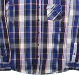 LEVI'S Mens Shirt Blue Check Long Sleeve M
