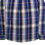 LEVI'S Mens Shirt Blue Check Long Sleeve M