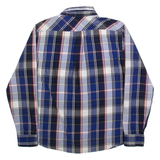 LEVI'S Mens Shirt Blue Check Long Sleeve M