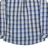 WRANGLER Mens Shirt Blue Check Long Sleeve M