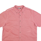 THE NORTH FACE Mens Shirt Red Striped XL