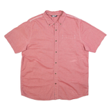 THE NORTH FACE Mens Shirt Red Striped XL