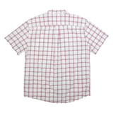 TOMMY HILFIGER Mens Shirt White Check XL