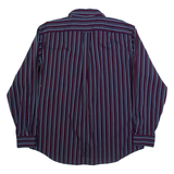 NAUTICA Mens Shirt Blue Striped Long Sleeve XL