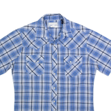 WRANGLER Mens Shirt Blue Check M