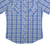 WRANGLER Mens Shirt Blue Check M