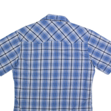 WRANGLER Mens Shirt Blue Check M