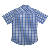 WRANGLER Mens Shirt Blue Check M