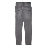 PIERRE CARDIN Mens Jeans Grey Slim Skinny Stone Wash W30 L31