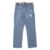 JUST CAVALLI Womens Jeans Blue Slim Tapered Stone Wash W28 L26