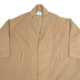 GIUSY BRESCIANI Womens Overcoat Coat Brown 90s L