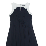 MINT VELVET Womens A-Line Dress Black Sleeveless Midi UK 10