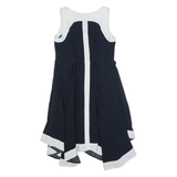 MINT VELVET Womens A-Line Dress Black Sleeveless Midi UK 10