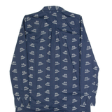 TOMMY HILFIGER Boats Womens Shirt Dress Blue Long Sleeve Knee Length XS