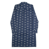 TOMMY HILFIGER Boats Womens Shirt Dress Blue Long Sleeve Knee Length XS